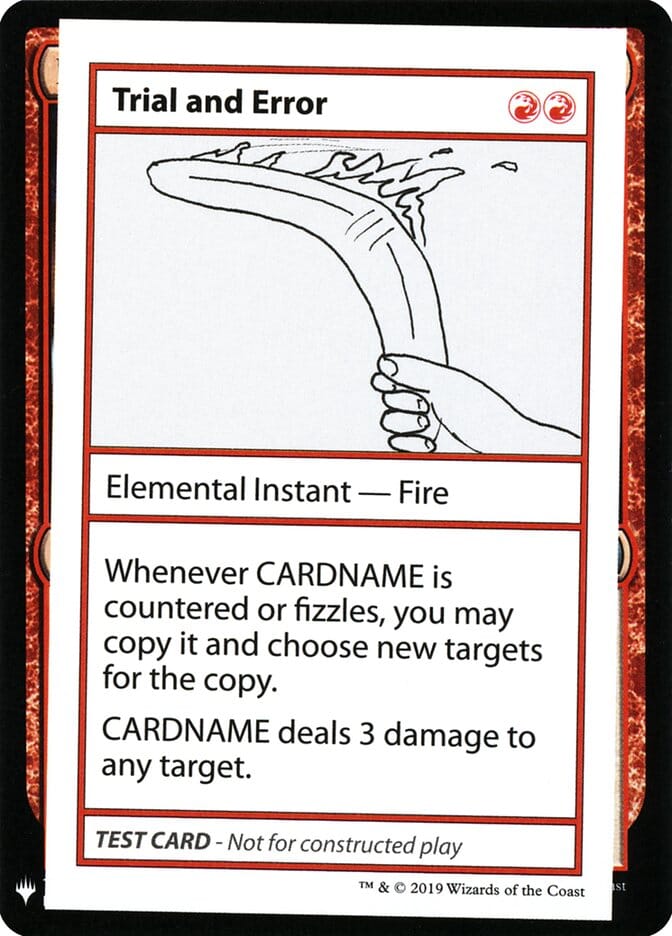 Trial and Error [Mystery Booster Playtest Cards] MTG Single Magic: The Gathering  | Multizone: Comics And Games