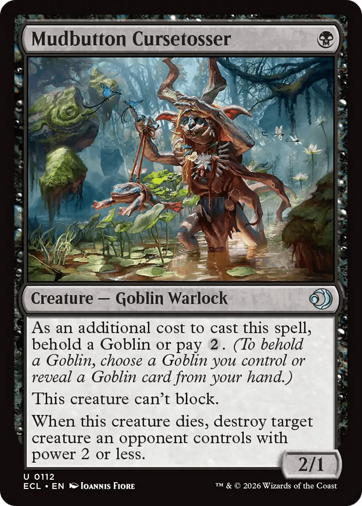 Mudbutton Cursetosser [Lorwyn Eclipsed] MTG Single Magic: The Gathering  | Multizone: Comics And Games