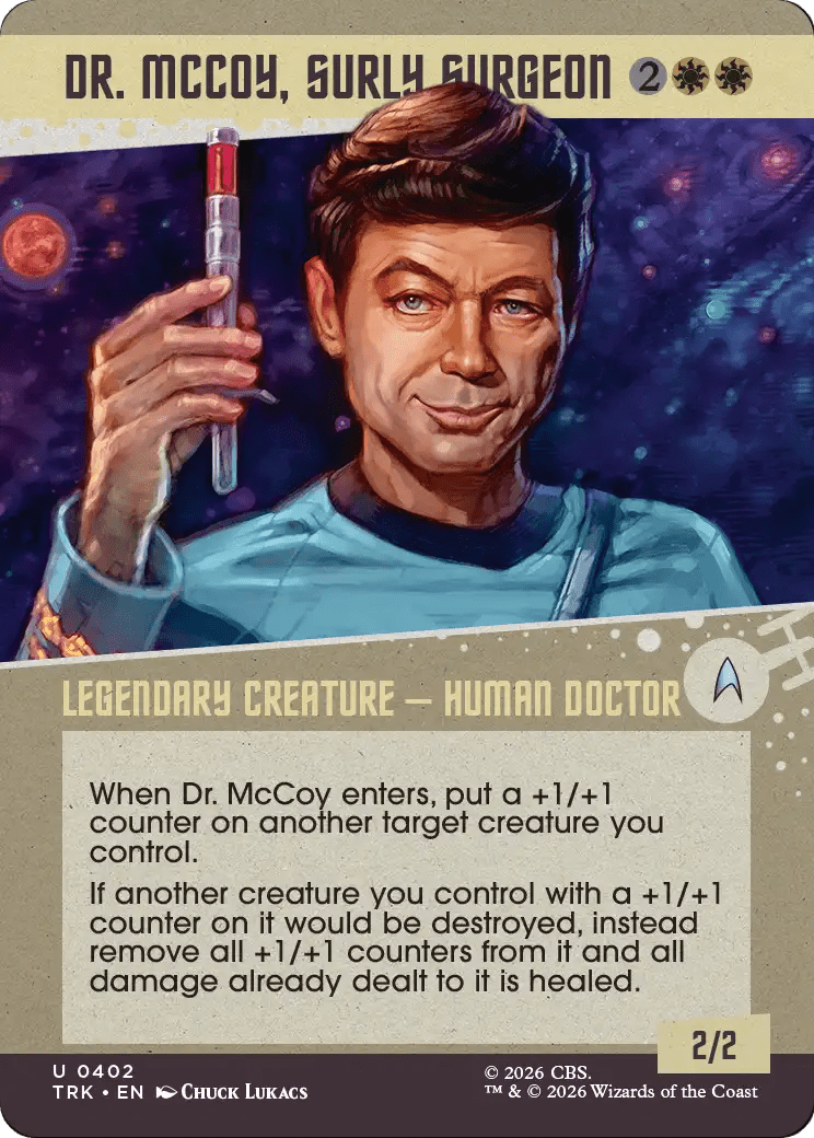 Dr. McCoy, Surly Surgeon (Showcase) [Star Trek] MTG Single Magic: The Gathering  | Multizone: Comics And Games