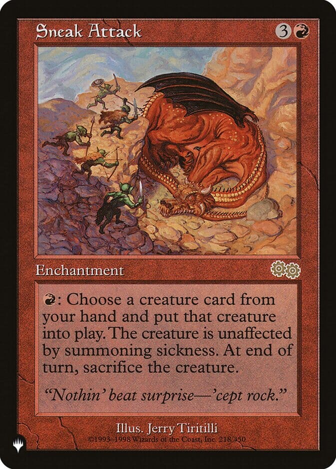 Sneak Attack [The List] MTG Single Magic: The Gathering  | Multizone: Comics And Games