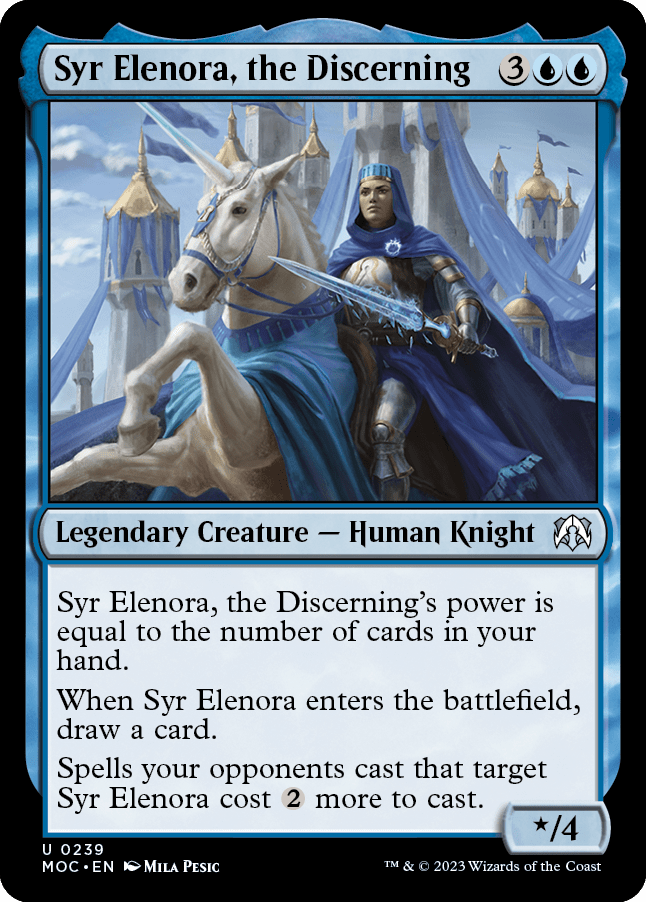 Syr Elenora, the Discerning [March of the Machine Commander] MTG Single Magic: The Gathering  | Multizone: Comics And Games