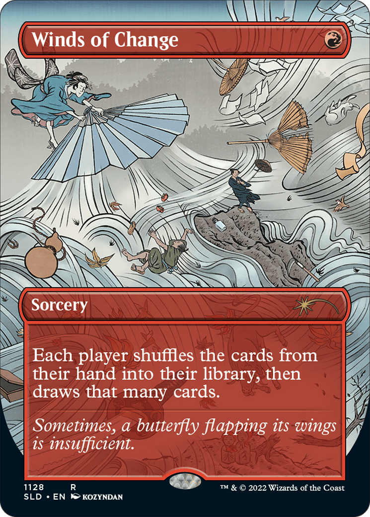 Winds of Change (Borderless) [Secret Lair Drop Series] MTG Single Magic: The Gathering  | Multizone: Comics And Games
