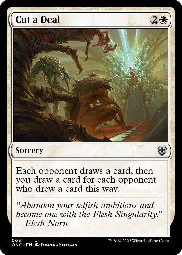 Cut a Deal [Phyrexia: All Will Be One Commander] MTG Single Magic: The Gathering  | Multizone: Comics And Games