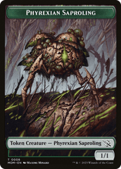 Treasure (20) // Phyrexian Saproling Double-Sided Token [March of the Machine Tokens] MTG Single Magic: The Gathering  | Multizone: Comics And Games