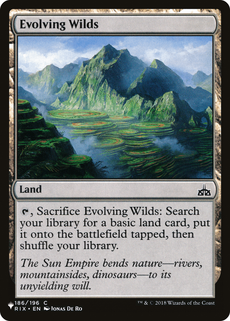 Evolving Wilds [Secret Lair: From Cute to Brute] MTG Single Magic: The Gathering  | Multizone: Comics And Games
