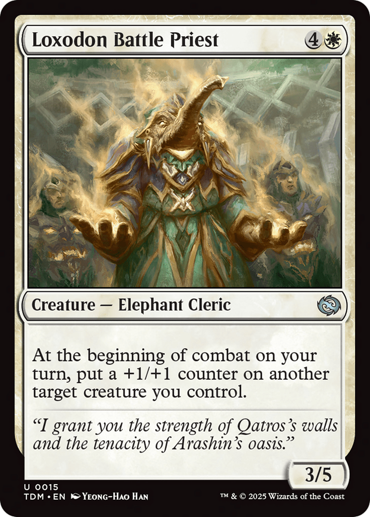 Loxodon Battle Priest [Tarkir: Dragonstorm] MTG Single Magic: The Gathering  | Multizone: Comics And Games