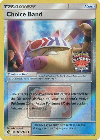 Choice Band (121a/145) (Oceania Championships) [Sun & Moon: Guardians Rising] Pokemon Single Pokémon  | Multizone: Comics And Games