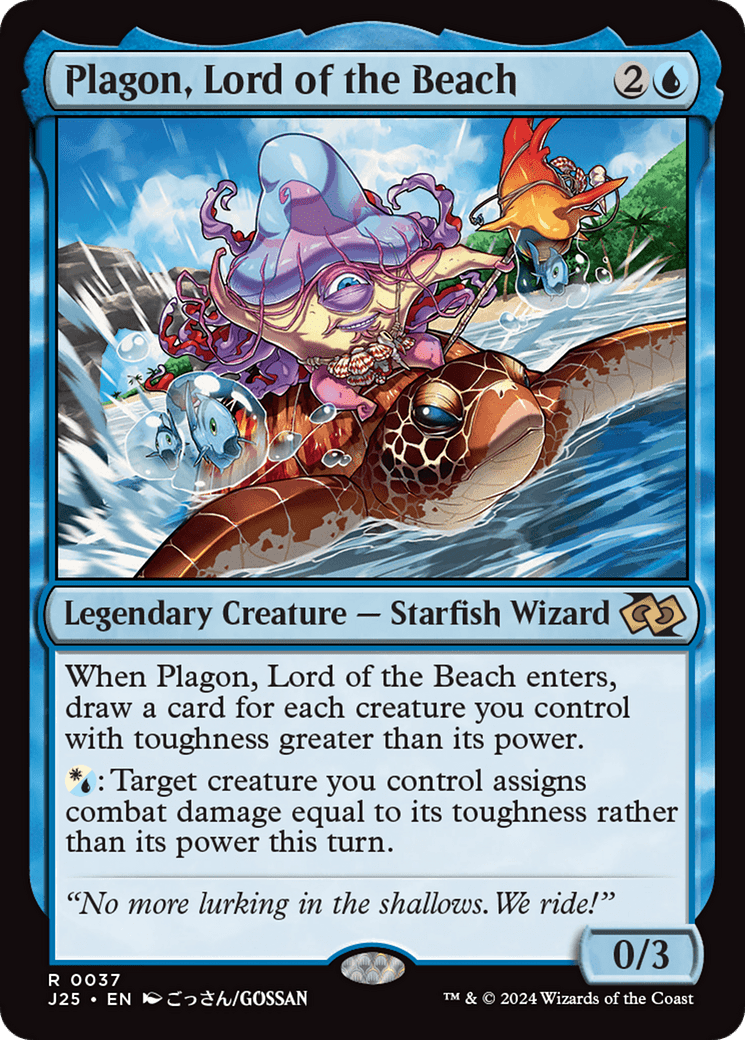 Plagon, Lord of the Beach (Anime) [Foundations Jumpstart] MTG Single Magic: The Gathering  | Multizone: Comics And Games
