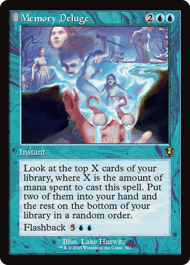 Memory Deluge (Retro Frame) [Innistrad Remastered] MTG Single Magic: The Gathering  | Multizone: Comics And Games