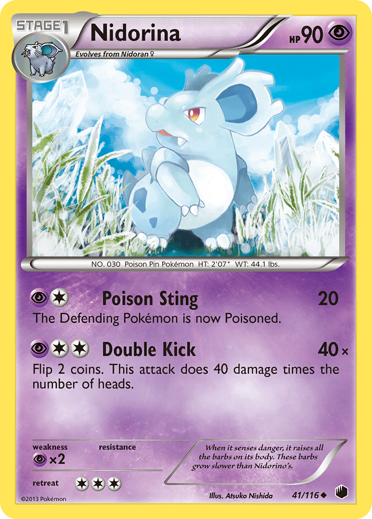 Nidorina (41/116) [Black & White: Plasma Freeze] Pokemon Single Pokémon  | Multizone: Comics And Games