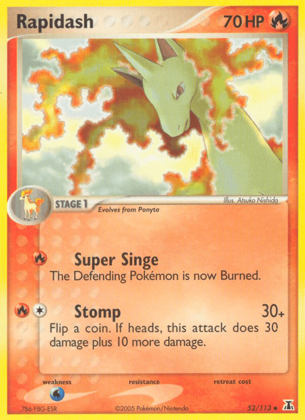 Rapidash (52/113) [EX: Delta Species] Pokemon Single Pokémon  | Multizone: Comics And Games