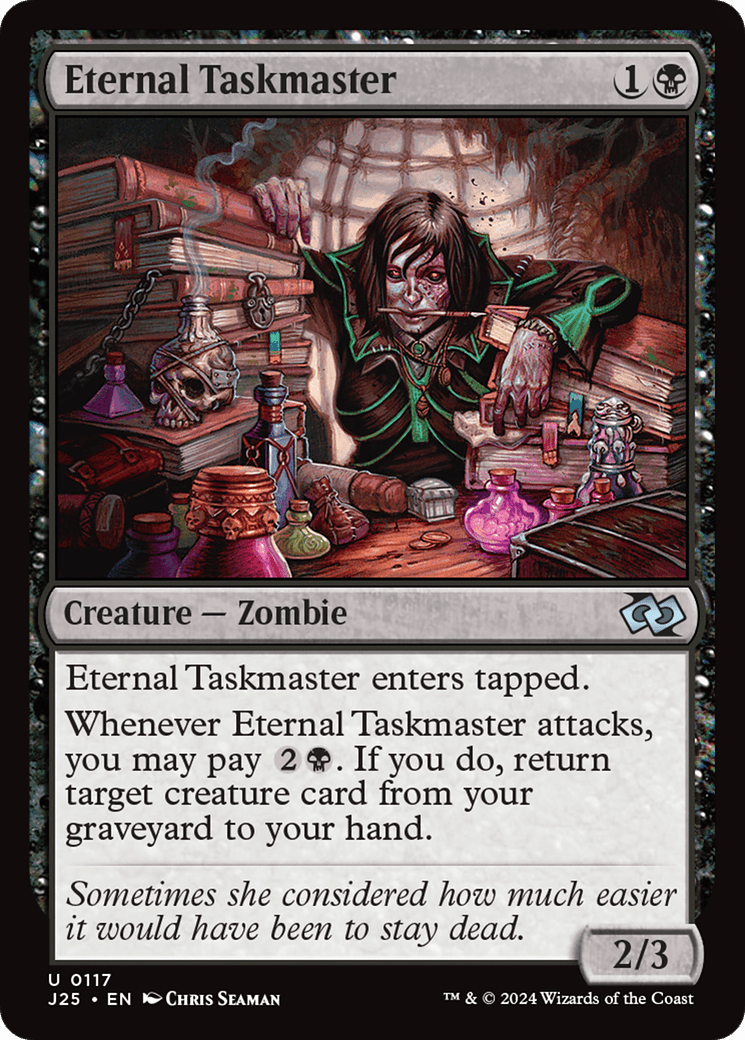Eternal Taskmaster [Foundations Jumpstart] MTG Single Magic: The Gathering  | Multizone: Comics And Games