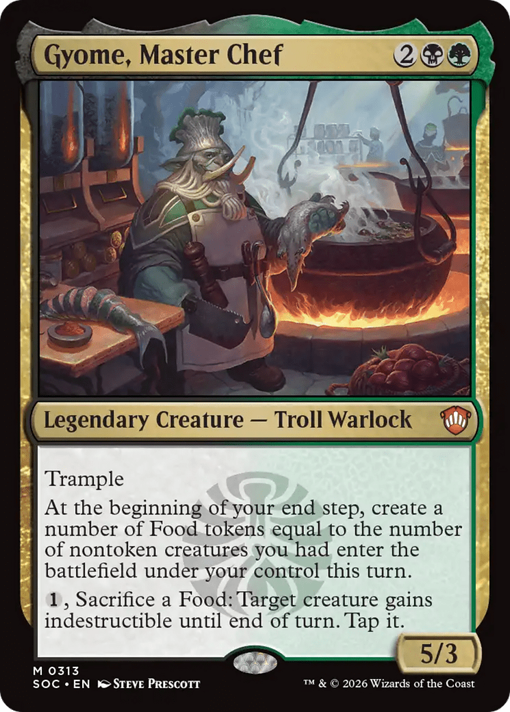 Gyome, Master Chef [Secrets of Strixhaven Commander] MTG Single Magic: The Gathering  | Multizone: Comics And Games