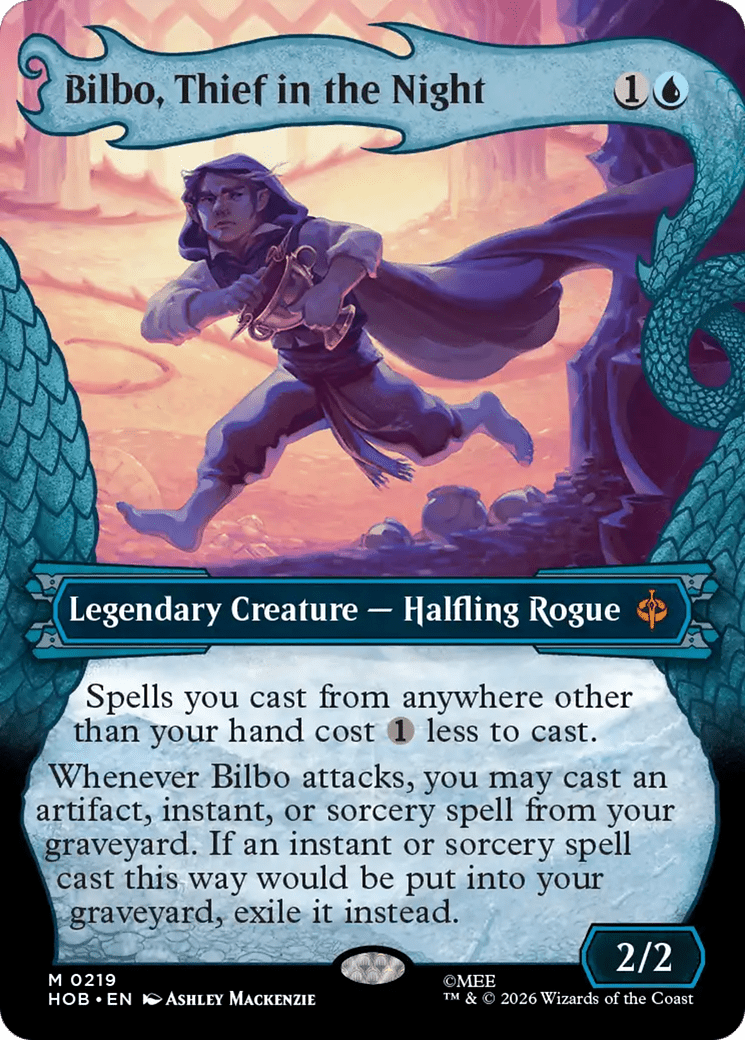 Bilbo, Thief in the Night (Showcase) [The Hobbit] MTG Single Magic: The Gathering  | Multizone: Comics And Games