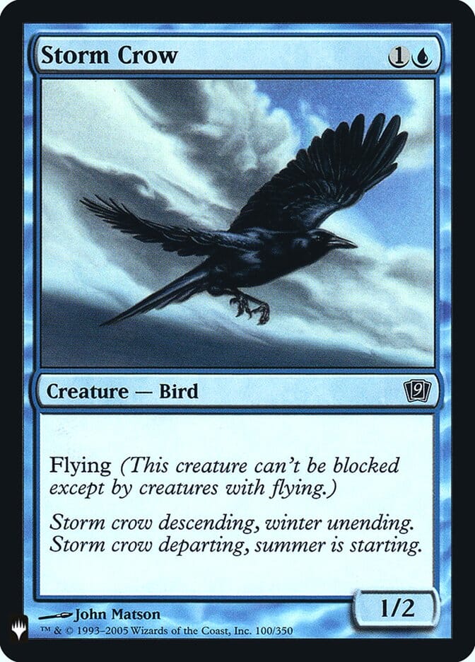 Storm Crow [Mystery Booster] MTG Single Magic: The Gathering  | Multizone: Comics And Games