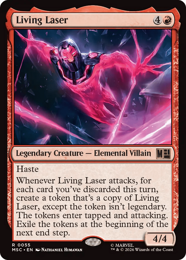 Living Laser [Marvel Super Heroes Commander] MTG Single Magic: The Gathering  | Multizone: Comics And Games