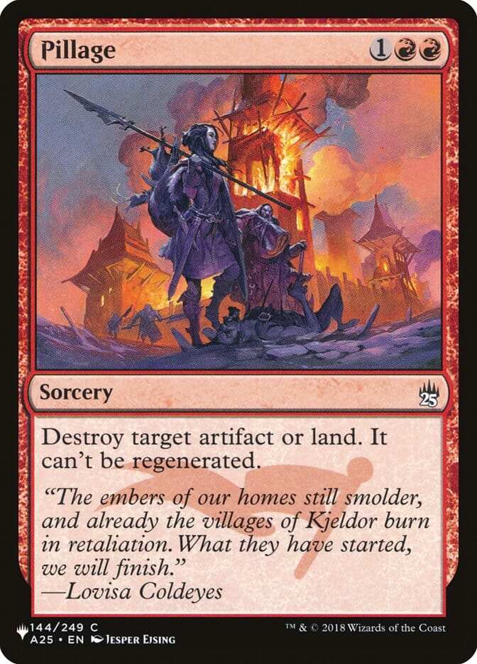 Pillage [The List] MTG Single Magic: The Gathering  | Multizone: Comics And Games