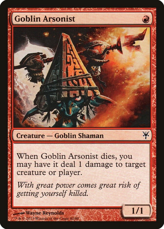 Goblin Arsonist [Duel Decks: Sorin vs. Tibalt] MTG Single Magic: The Gathering  | Multizone: Comics And Games