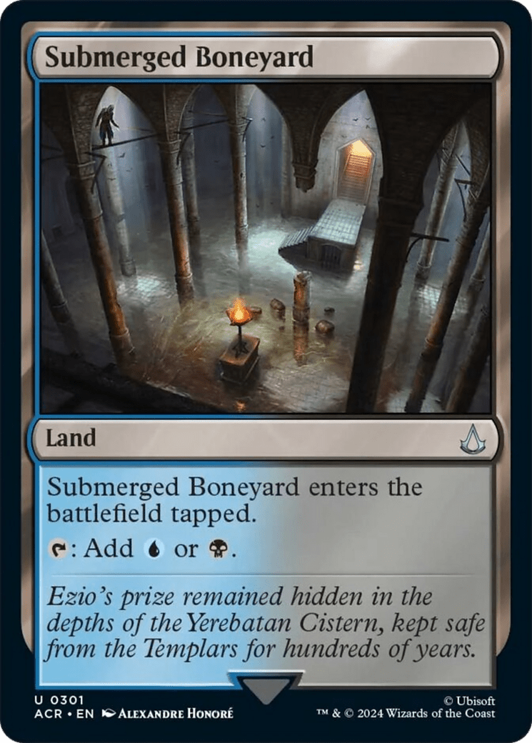 Submerged Boneyard [Assassin's Creed] MTG Single Magic: The Gathering  | Multizone: Comics And Games