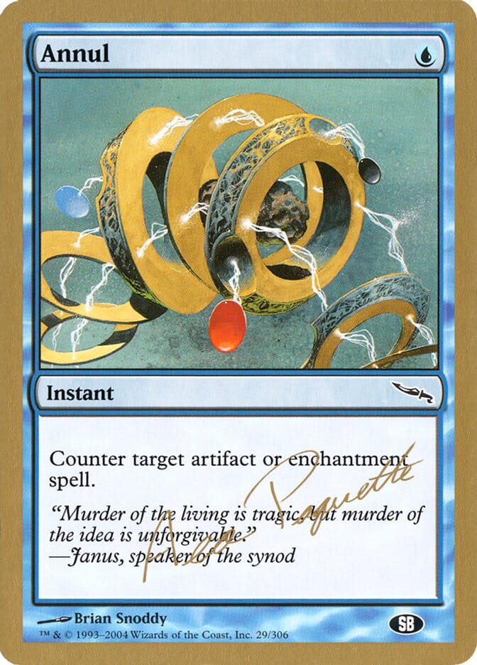 Annul (Aeo Paquette) (SB) [World Championship Decks 2004] MTG Single Magic: The Gathering  | Multizone: Comics And Games