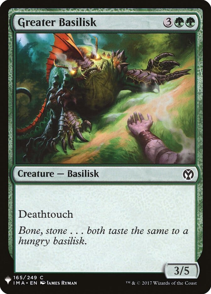 Greater Basilisk [Mystery Booster] MTG Single Magic: The Gathering  | Multizone: Comics And Games