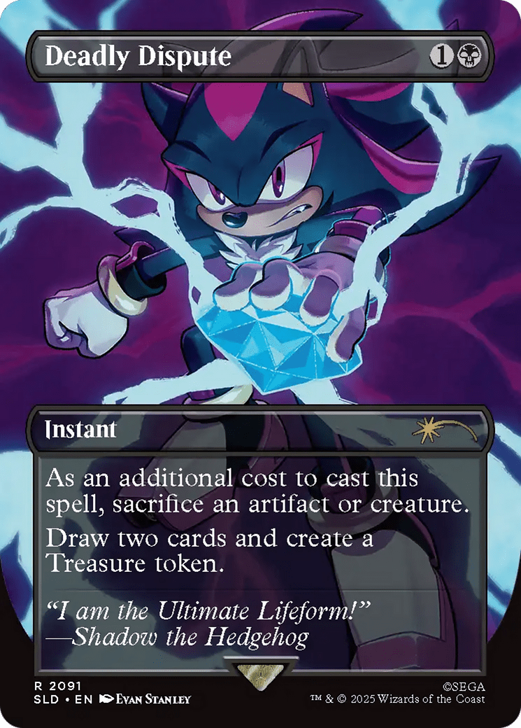 Deadly Dispute (2091) (Rainbow Foil) [Secret Lair Drop Series] MTG Single Magic: The Gathering  | Multizone: Comics And Games