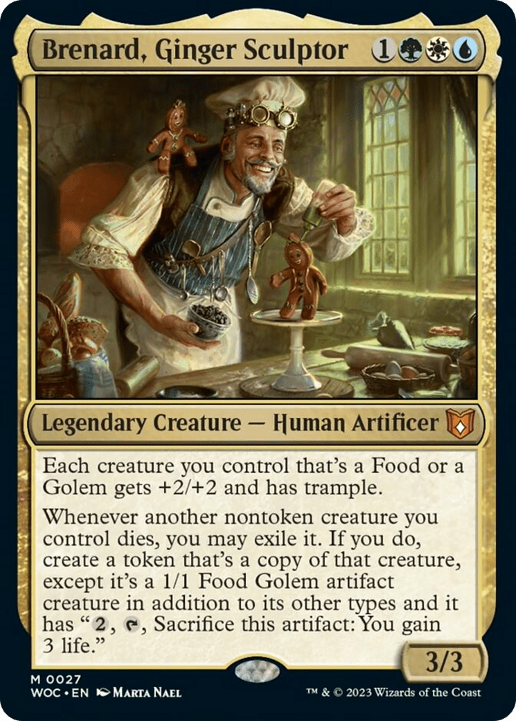 Brenard, Ginger Sculptor [Wilds of Eldraine Commander] MTG Single Magic: The Gathering  | Multizone: Comics And Games