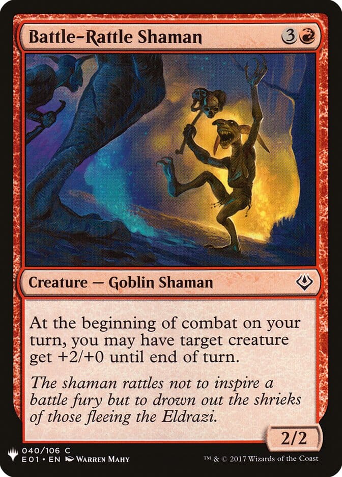 Battle-Rattle Shaman [Mystery Booster] MTG Single Magic: The Gathering  | Multizone: Comics And Games