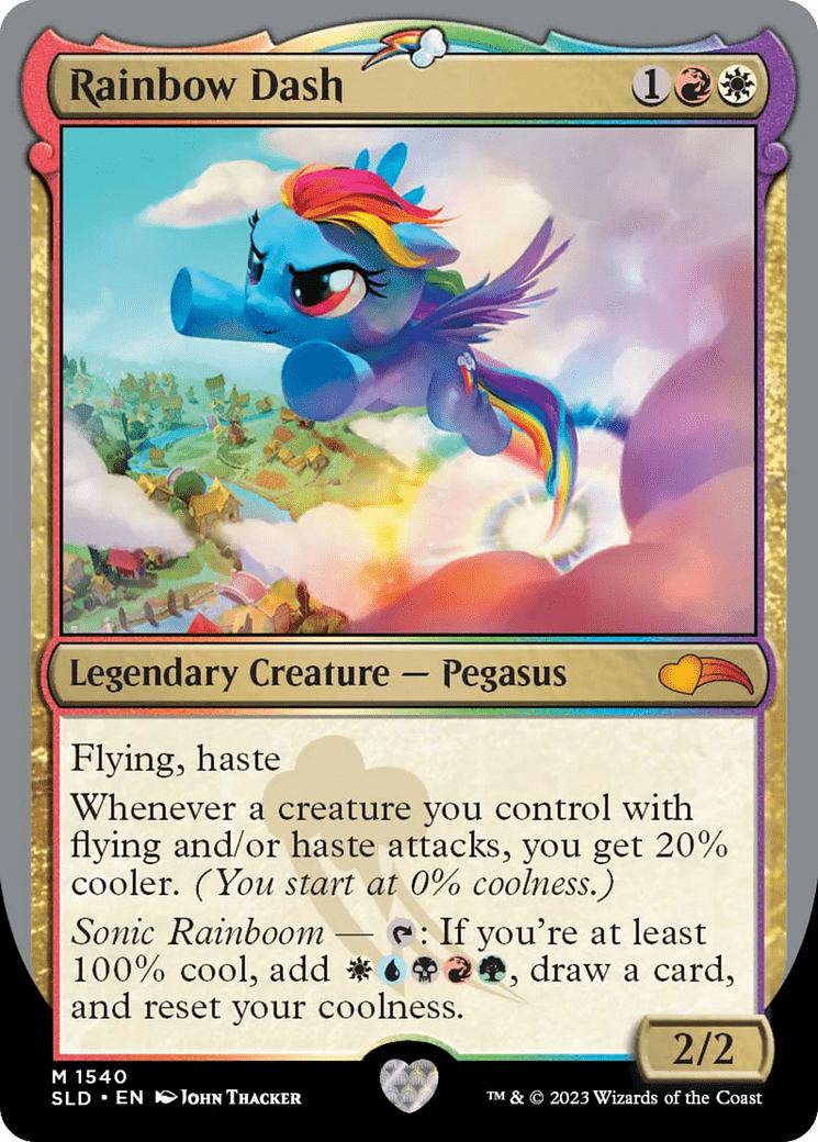 Rainbow Dash [Secret Lair Drop Series] MTG Single Magic: The Gathering  | Multizone: Comics And Games