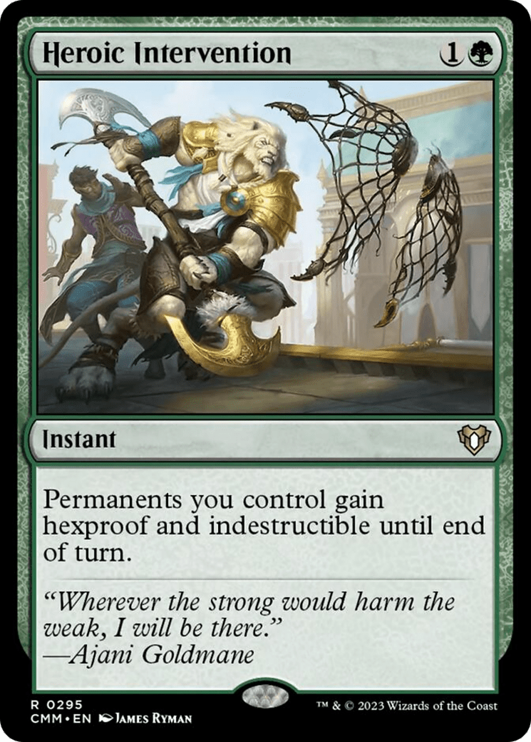Heroic Intervention [Commander Masters] MTG Single Magic: The Gathering  | Multizone: Comics And Games