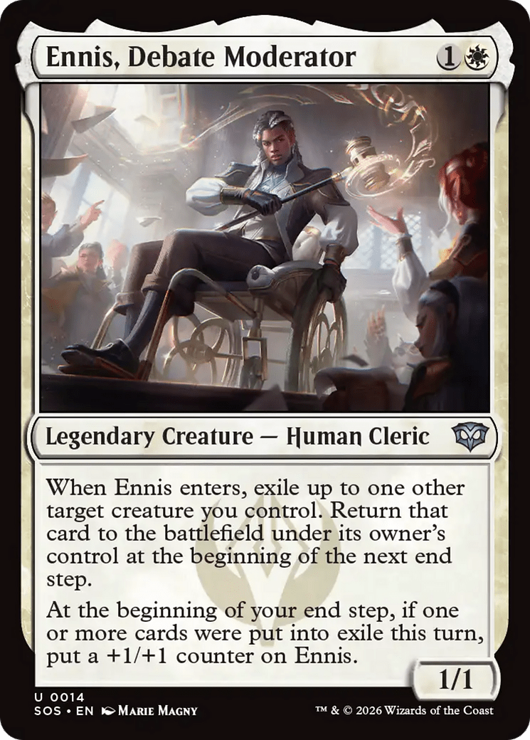 Ennis, Debate Moderator [Secrets of Strixhaven] MTG Single Magic: The Gathering  | Multizone: Comics And Games