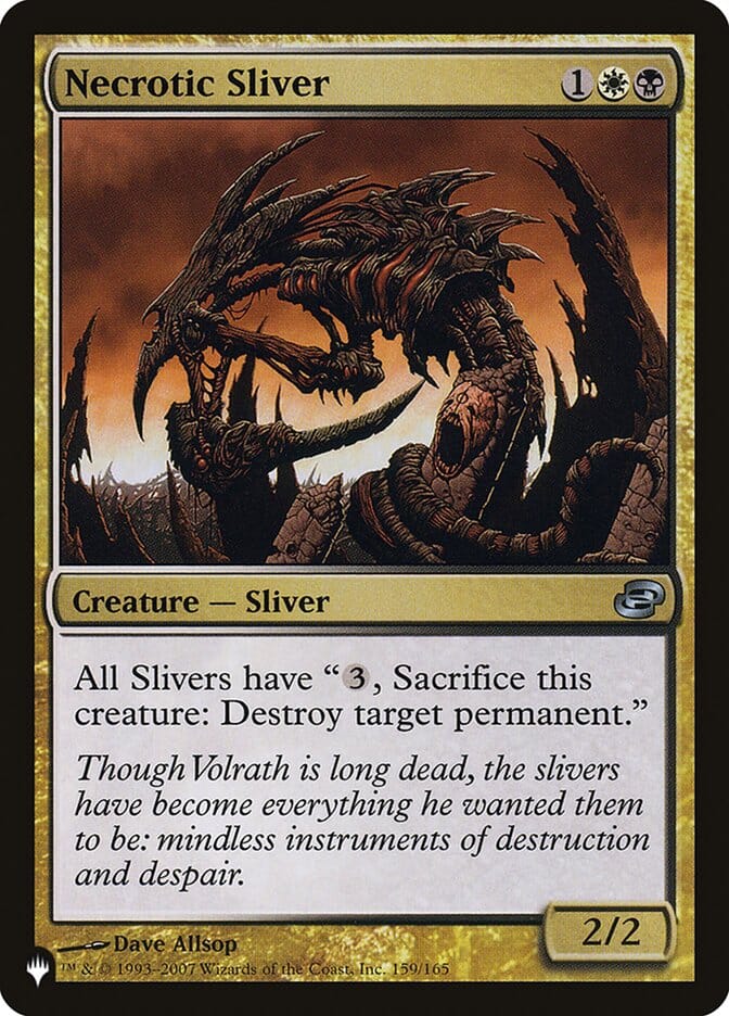 Necrotic Sliver [The List] MTG Single Magic: The Gathering  | Multizone: Comics And Games