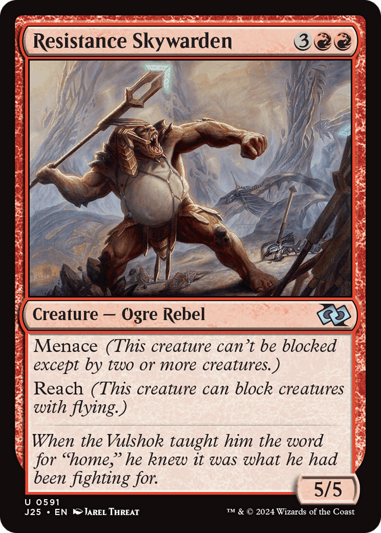 Resistance Skywarden [Foundations Jumpstart] MTG Single Magic: The Gathering  | Multizone: Comics And Games