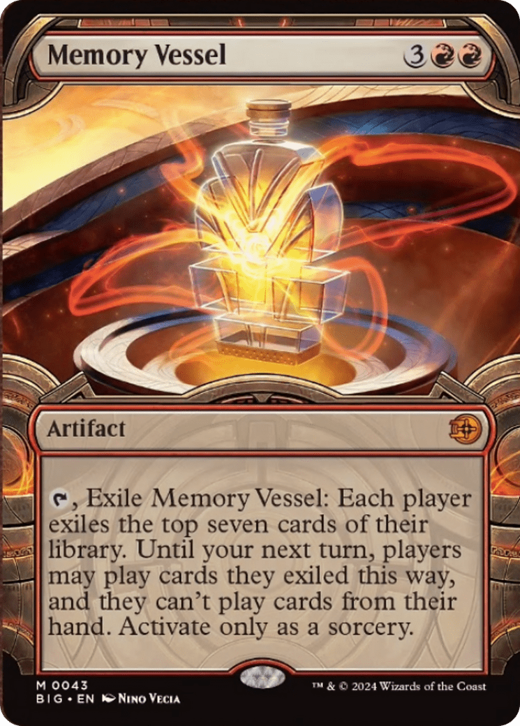 Memory Vessel (Showcase) [Outlaws of Thunder Junction: The Big Score] MTG Single Magic: The Gathering  | Multizone: Comics And Games