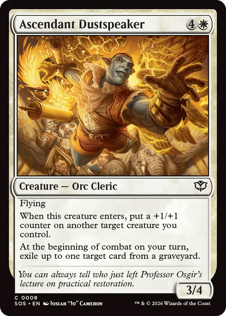 Ascendant Dustspeaker [Secrets of Strixhaven] MTG Single Magic: The Gathering  | Multizone: Comics And Games