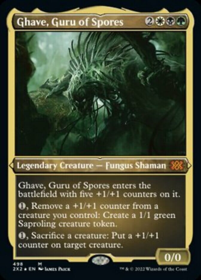 Ghave, Guru of Spores (Foil Etched) [Double Masters 2022] MTG Single Magic: The Gathering  | Multizone: Comics And Games