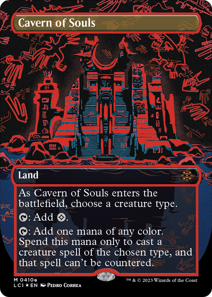 Cavern of Souls (0410e) (Borderless) [The Lost Caverns of Ixalan] MTG Single Magic: The Gathering  | Multizone: Comics And Games