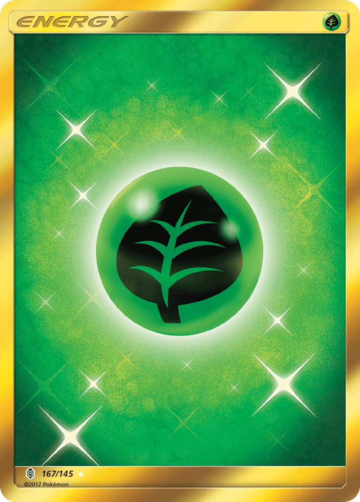 Grass Energy (167/145) [Sun & Moon: Guardians Rising] Pokemon Single Pokémon  | Multizone: Comics And Games