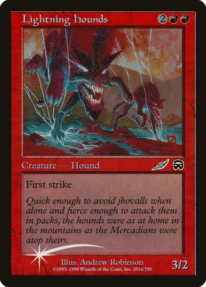 Lightning Hounds [Media Promos] MTG Single Magic: The Gathering  | Multizone: Comics And Games