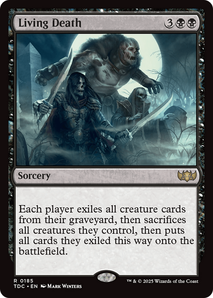 Living Death [Tarkir: Dragonstorm Commander] MTG Single Magic: The Gathering  | Multizone: Comics And Games