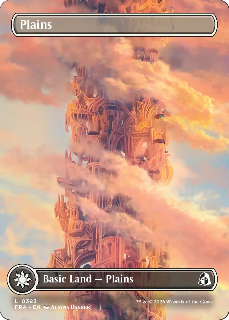 Plains (Borderless) (0383) [Reality Fracture] MTG Single Magic: The Gathering  | Multizone: Comics And Games
