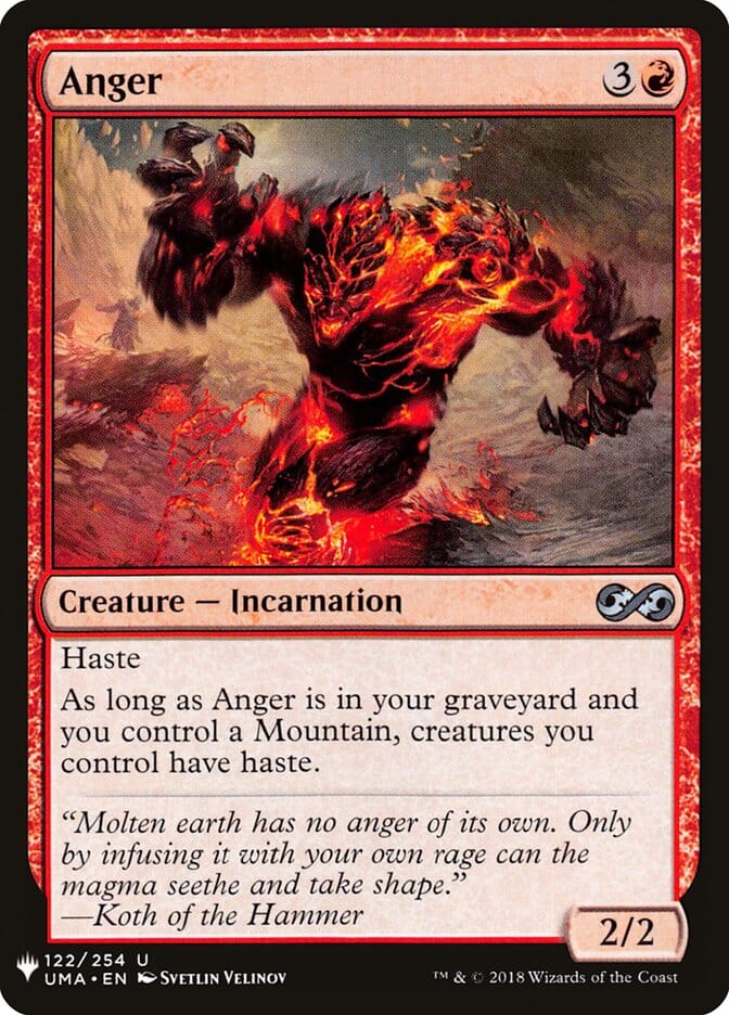 Anger [Mystery Booster] MTG Single Magic: The Gathering  | Multizone: Comics And Games