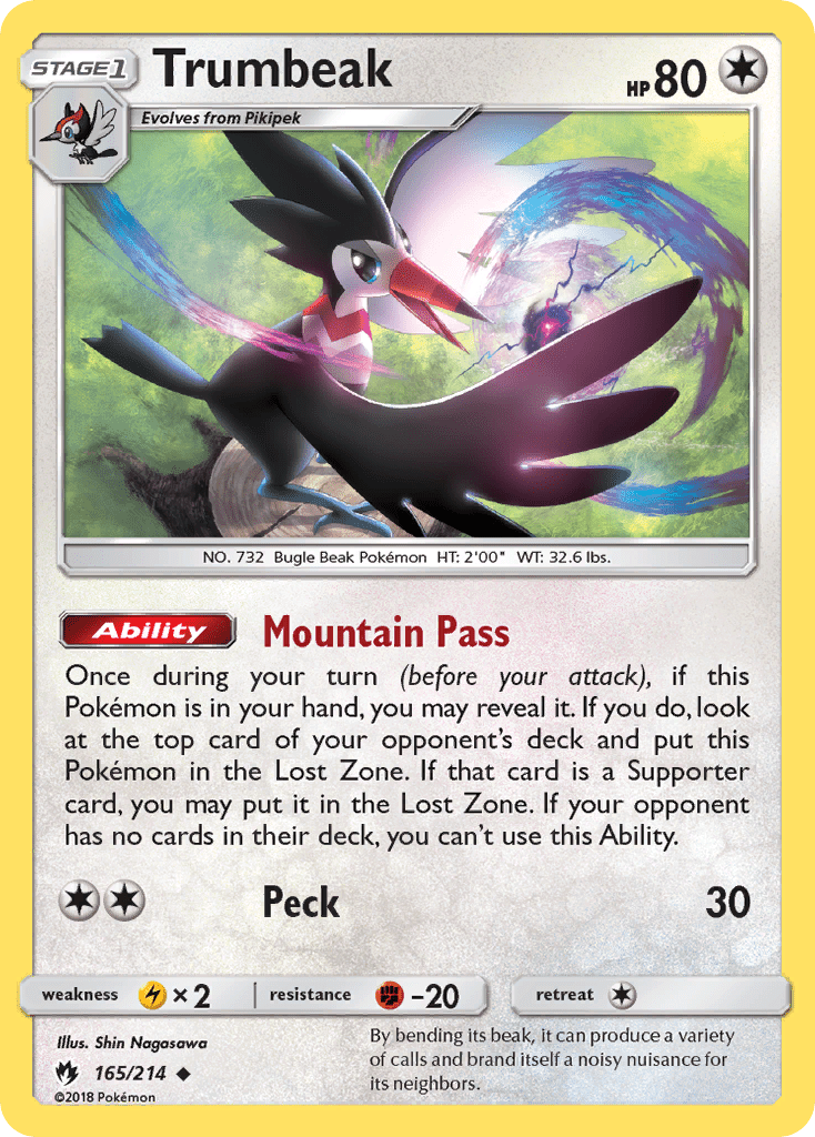 Trumbeak (165/214) [Sun & Moon: Lost Thunder] Pokemon Single Pokémon  | Multizone: Comics And Games