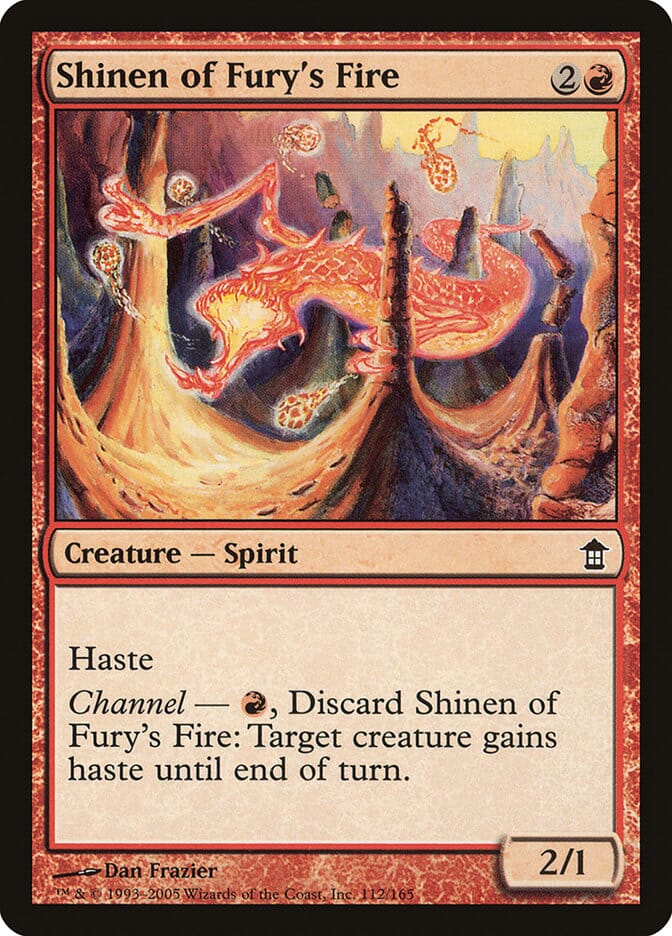 Shinen of Fury's Fire [Saviors of Kamigawa] MTG Single Magic: The Gathering  | Multizone: Comics And Games