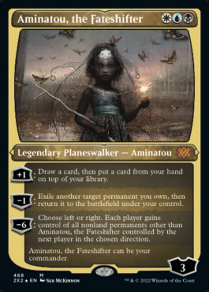 Aminatou, the Fateshifter (Foil Etched) [Double Masters 2022] MTG Single Magic: The Gathering  | Multizone: Comics And Games