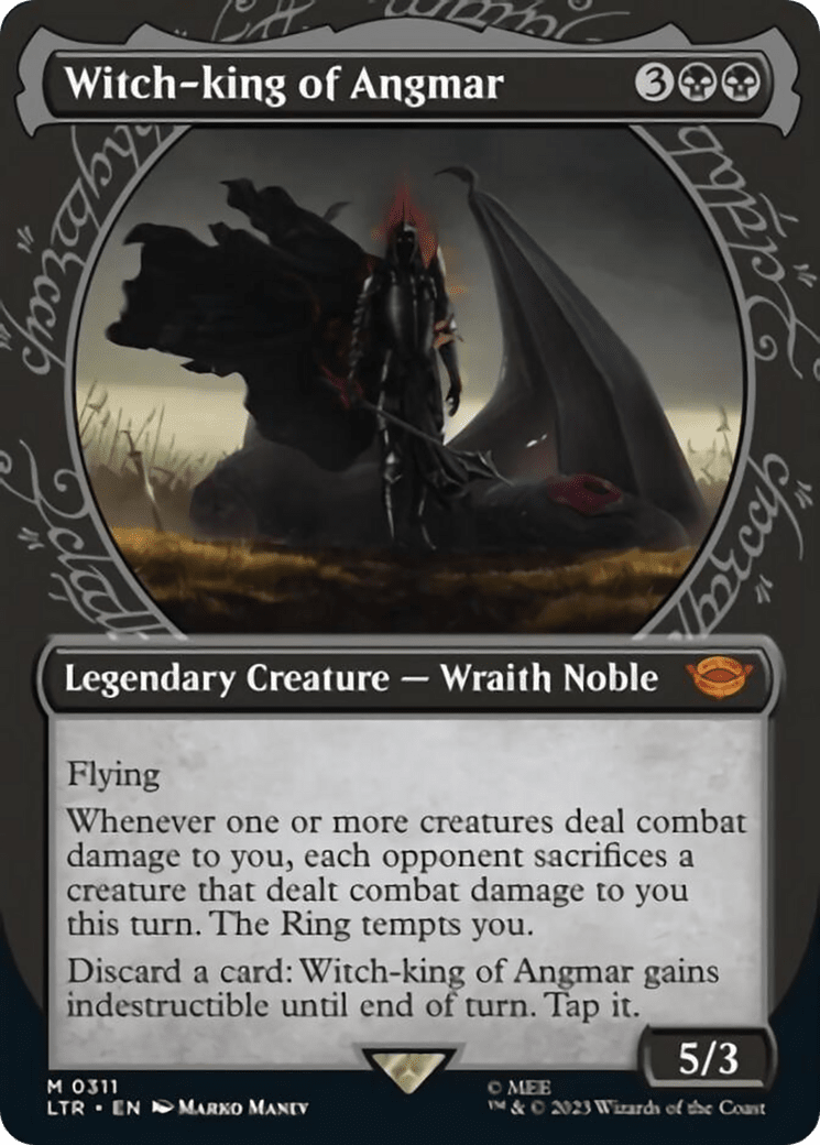 Witch-king of Angmar (Showcase Ring Frame) [The Lord of the Rings: Tales of Middle-Earth] MTG Single Magic: The Gathering  | Multizone: Comics And Games