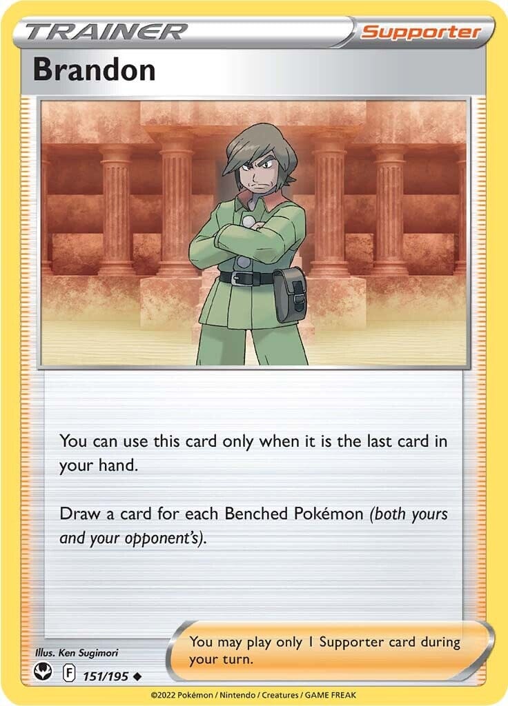 Brandon (151/195) [Sword & Shield: Silver Tempest] Pokemon Single Pokémon  | Multizone: Comics And Games