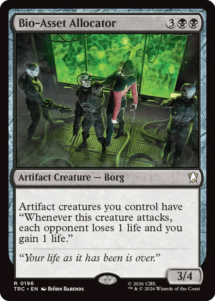 Bio-Asset Allocator [Star Trek Commander] MTG Single Magic: The Gathering  | Multizone: Comics And Games