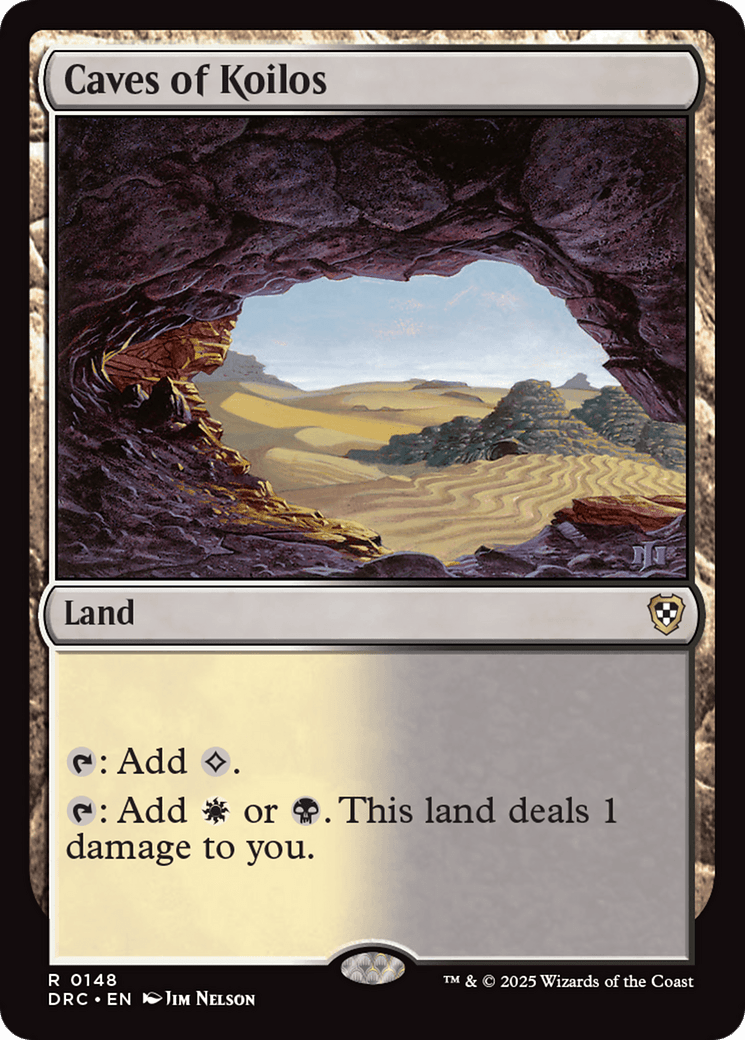 Caves of Koilos [Aetherdrift Commander] MTG Single Magic: The Gathering  | Multizone: Comics And Games