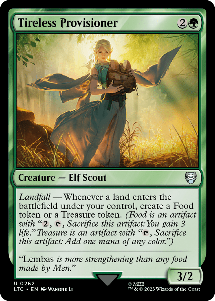 Tireless Provisioner [The Lord of the Rings: Tales of Middle-Earth Commander] MTG Single Magic: The Gathering  | Multizone: Comics And Games